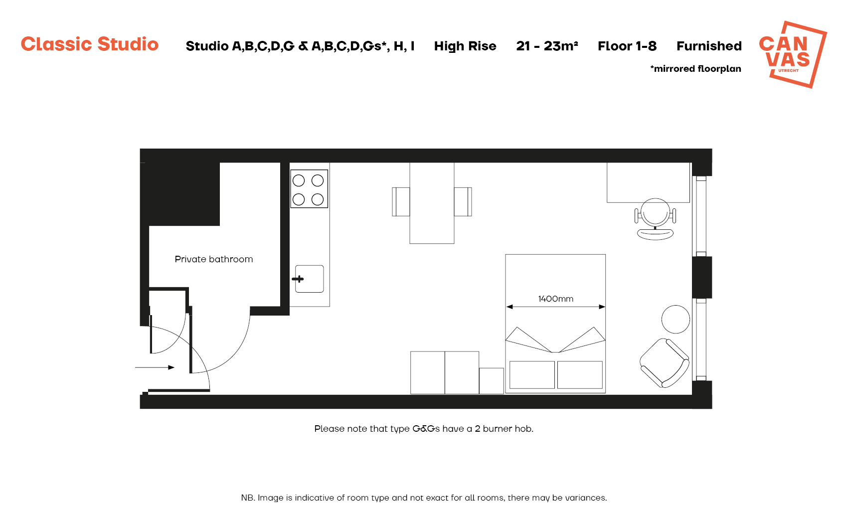 Studio in Utrecht (HUU-866761)